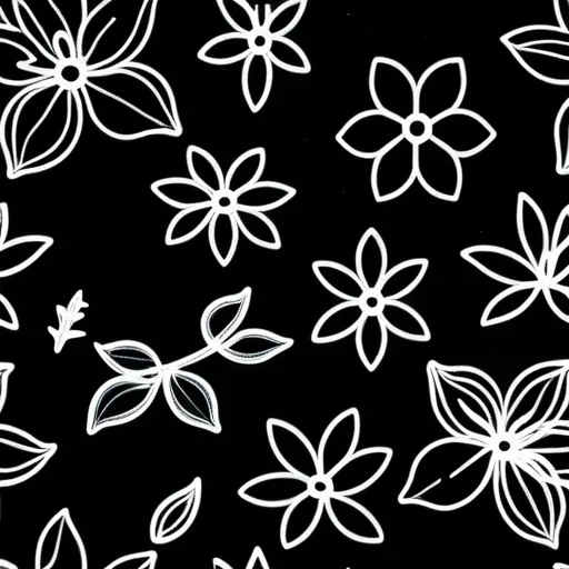 floral outline