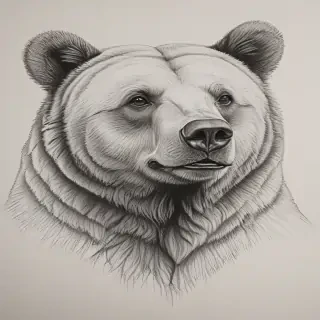 bear pic drawing