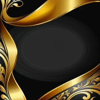 golden and black background