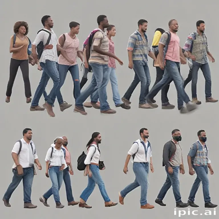 people walk png