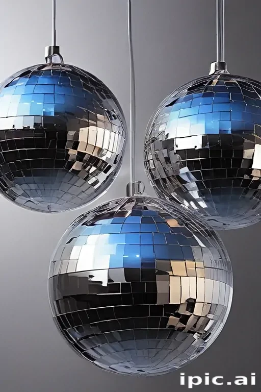 transparent disco balls