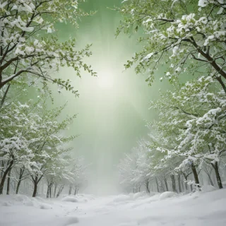 background white and green