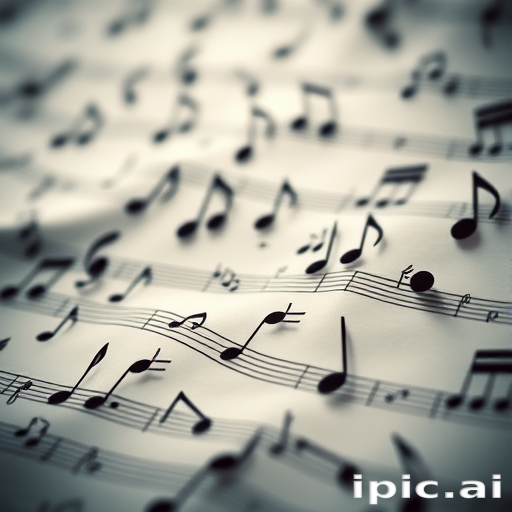 notes music background