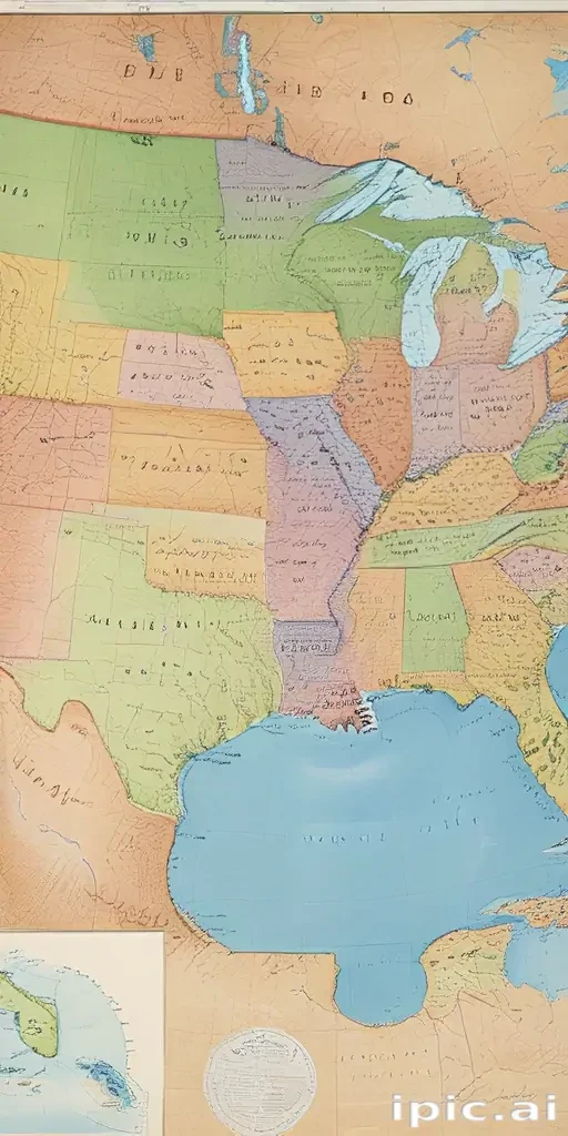 map of united states of america