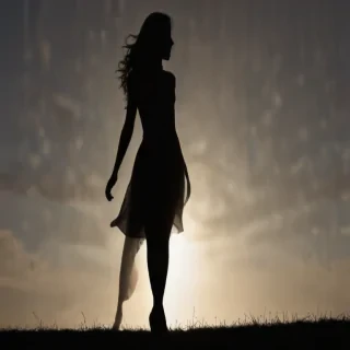 silhouette people png