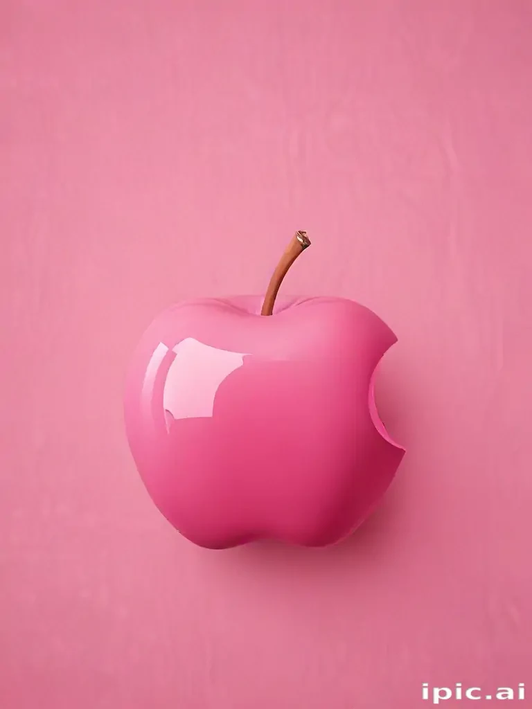 pink apple wallpaper