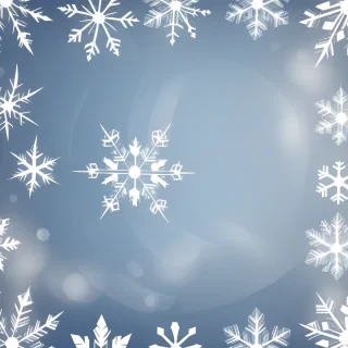 snowflake background transparent