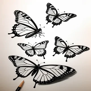 buttefly drawing