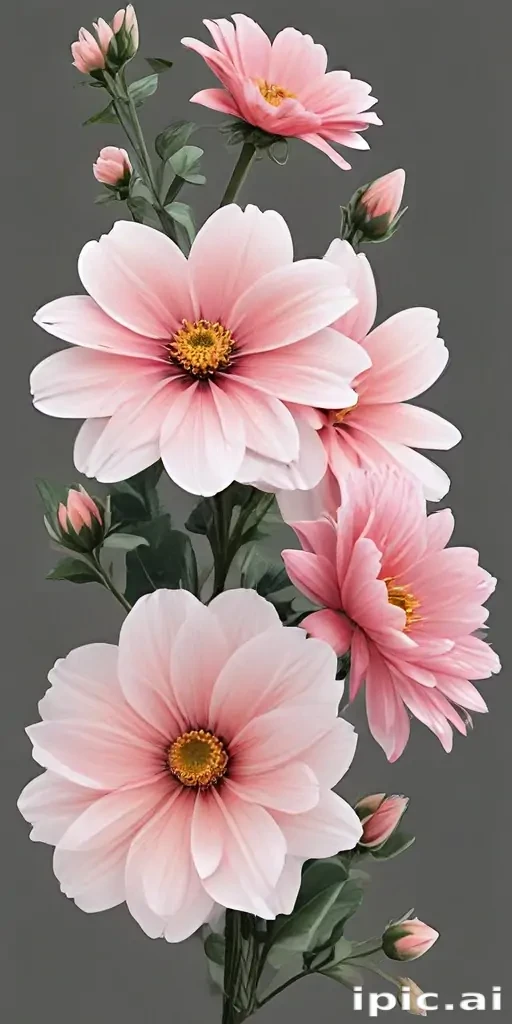 aesthetic flowers transparent