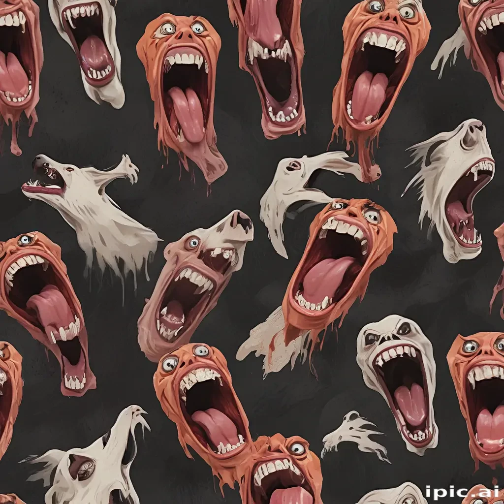 screaming background