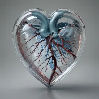 transparent broken heart