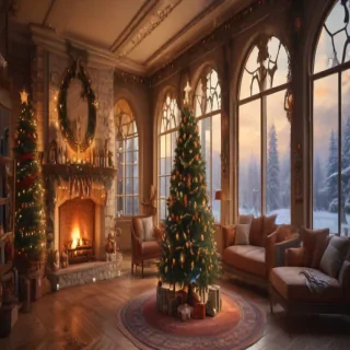 wallpaper christmas aesthetic
