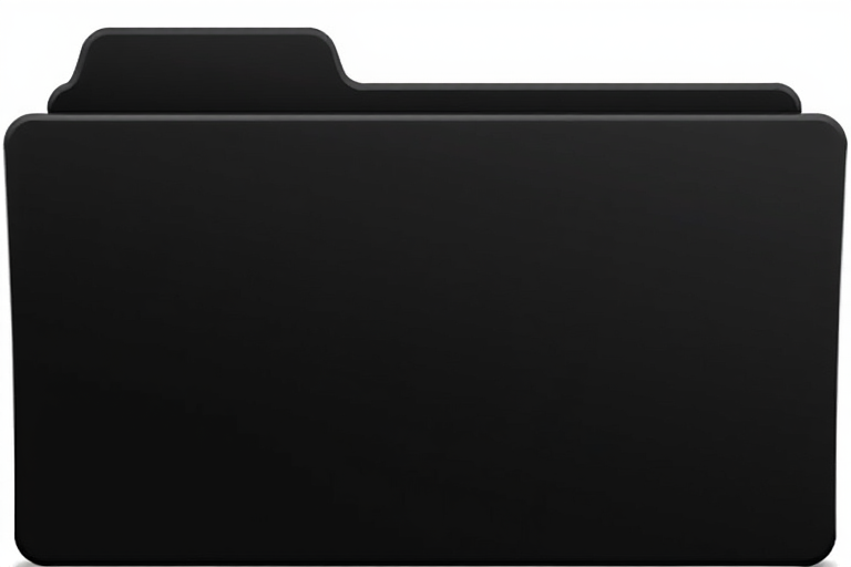 black folder png