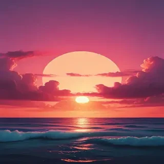 sunset aesthetic wallpaper