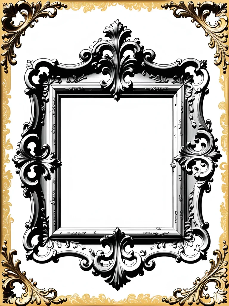 antique frame clipart