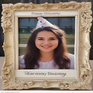birthday frame