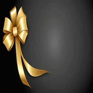gold ribbon clipart