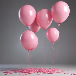 pink balloons png