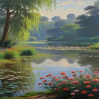 monet paintings wallpaper