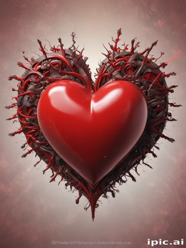 heart background aesthetic