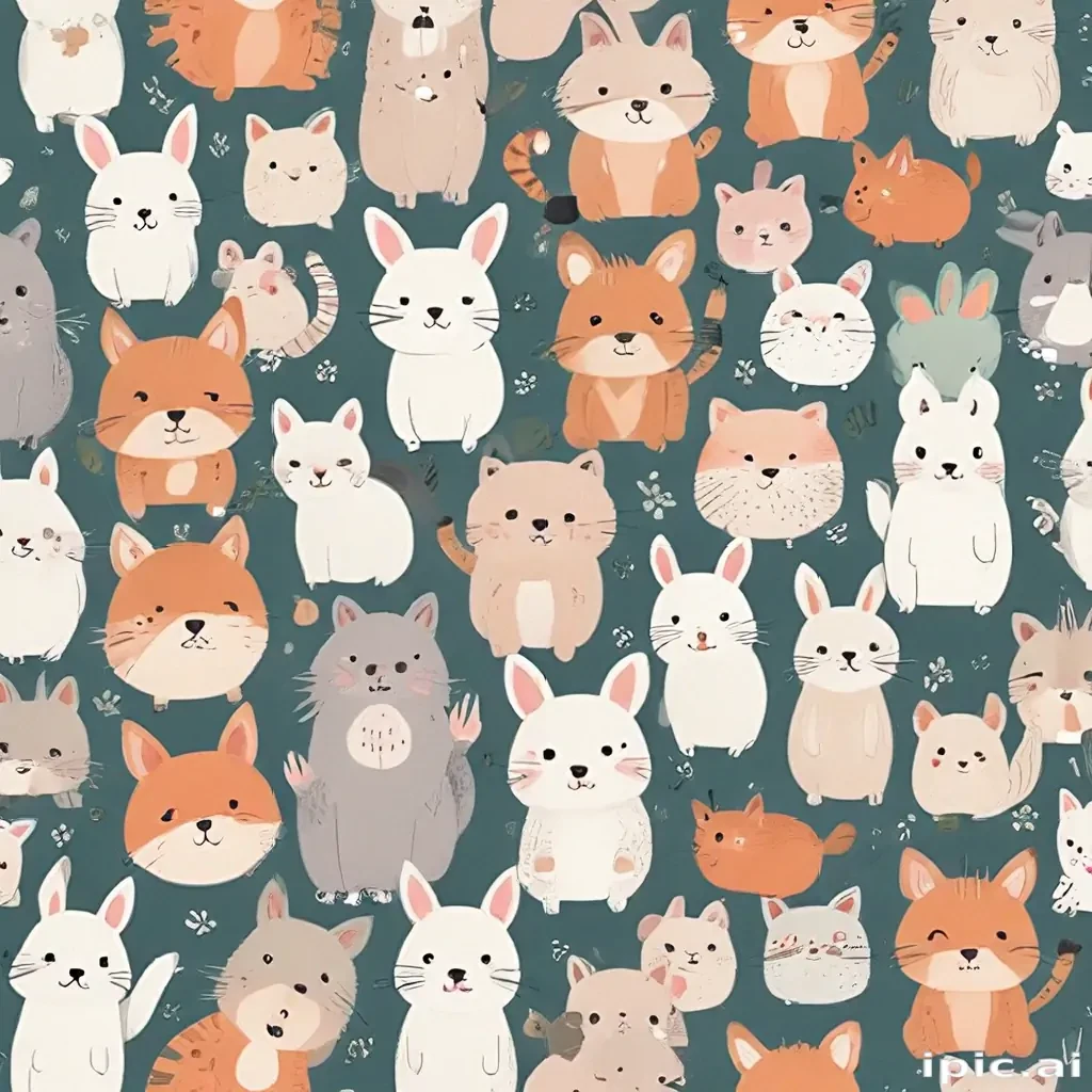cute animal background