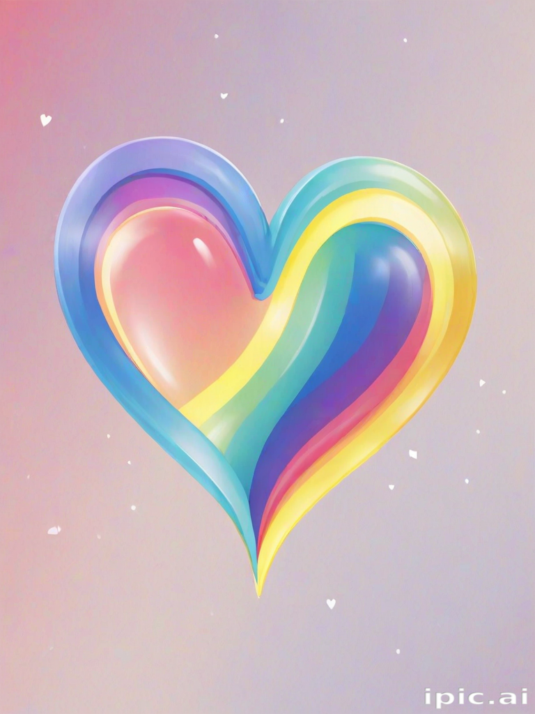rainbow heart png
