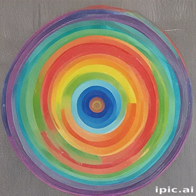 rainbow back round