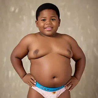 fat black kid