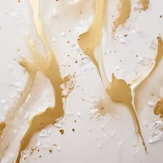 gold and white background