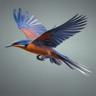 birds flying transparent background