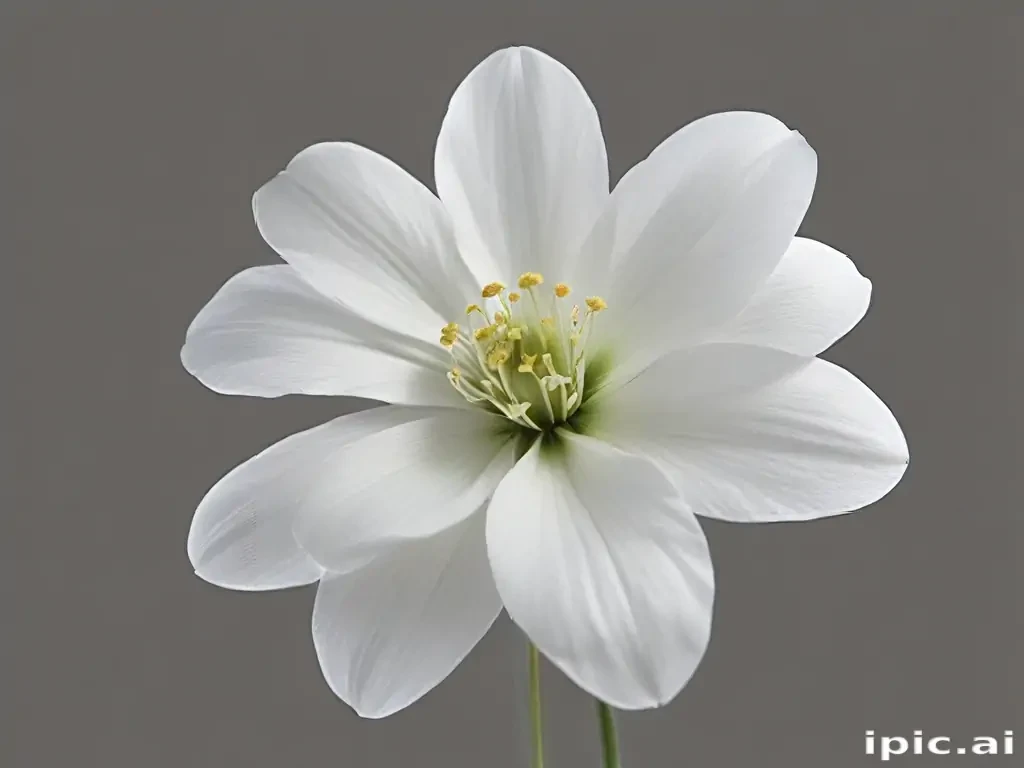 white flower transparent