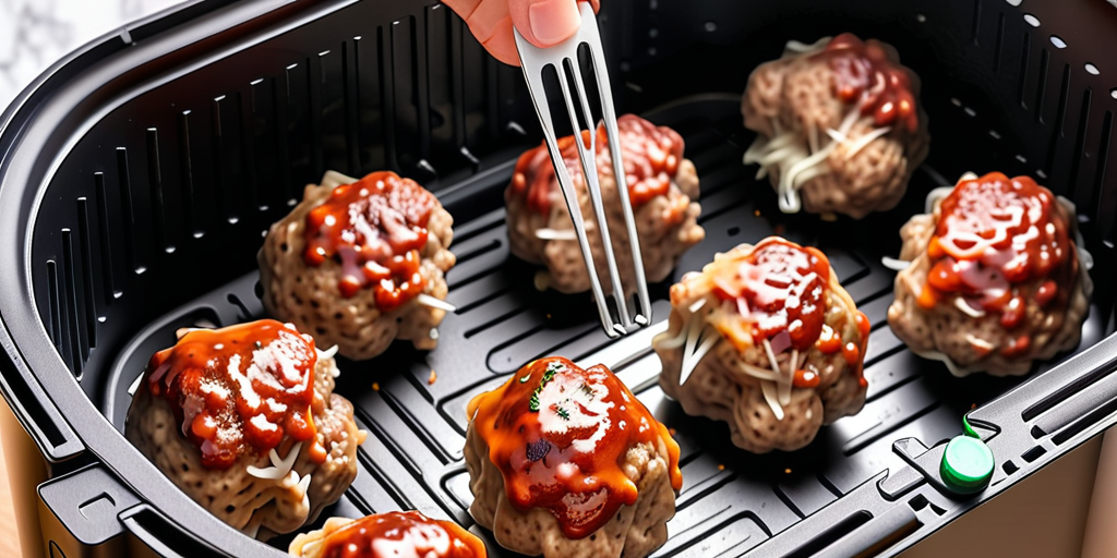cook frozen meatballs in air fryer