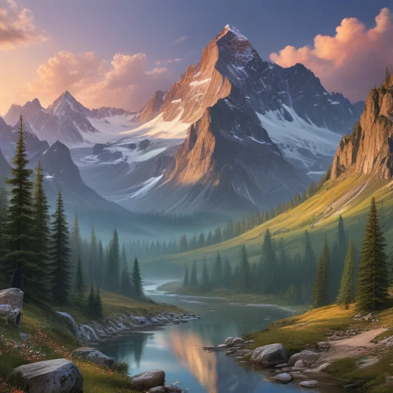 aesthetic mountain wallpaper