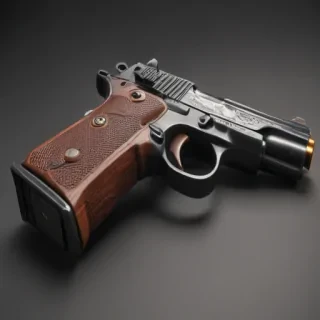 gun no background
