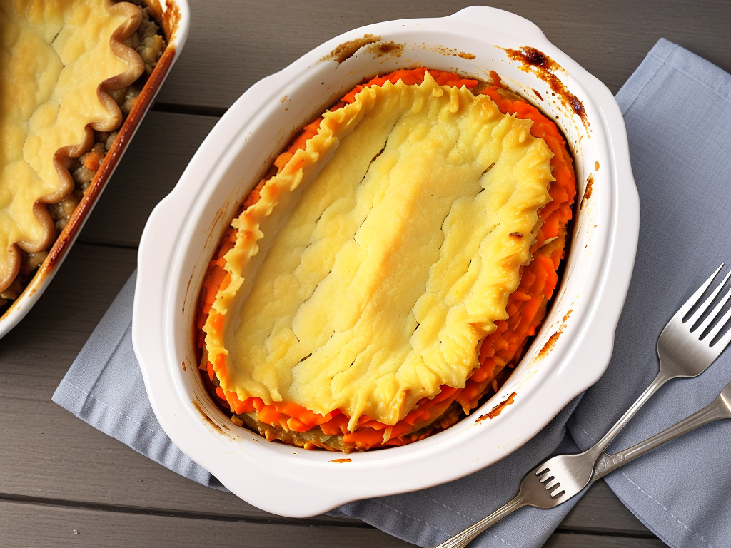 side dish with cottage pie