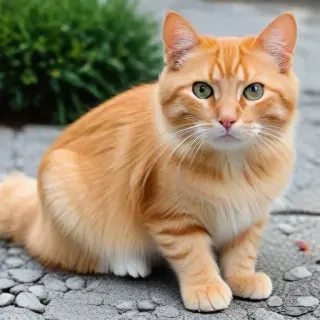orange cat