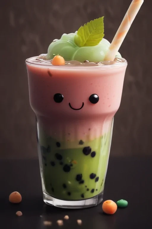 cute boba tea wallpapers
