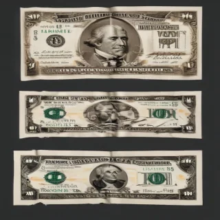 money with transparent background
