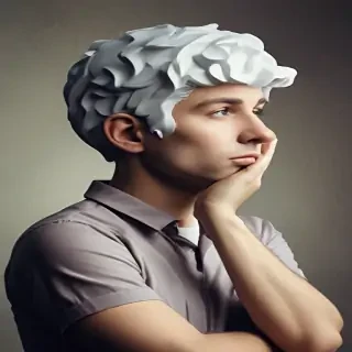 thinking person