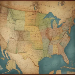 united states of america map
