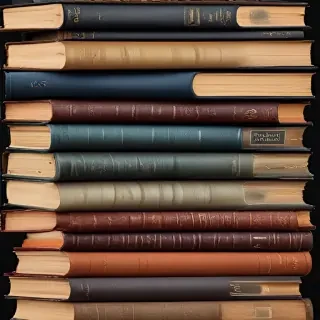 book stack png