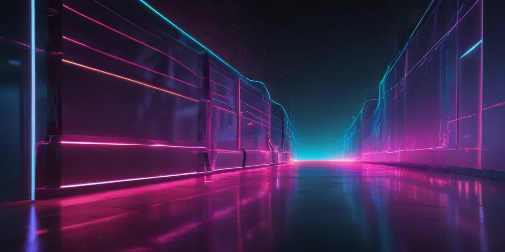 neon color background