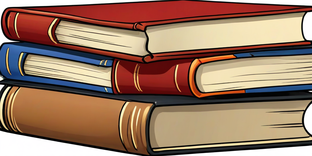 clipart stack of books