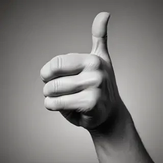 thumbs down