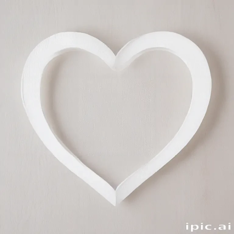 white heart