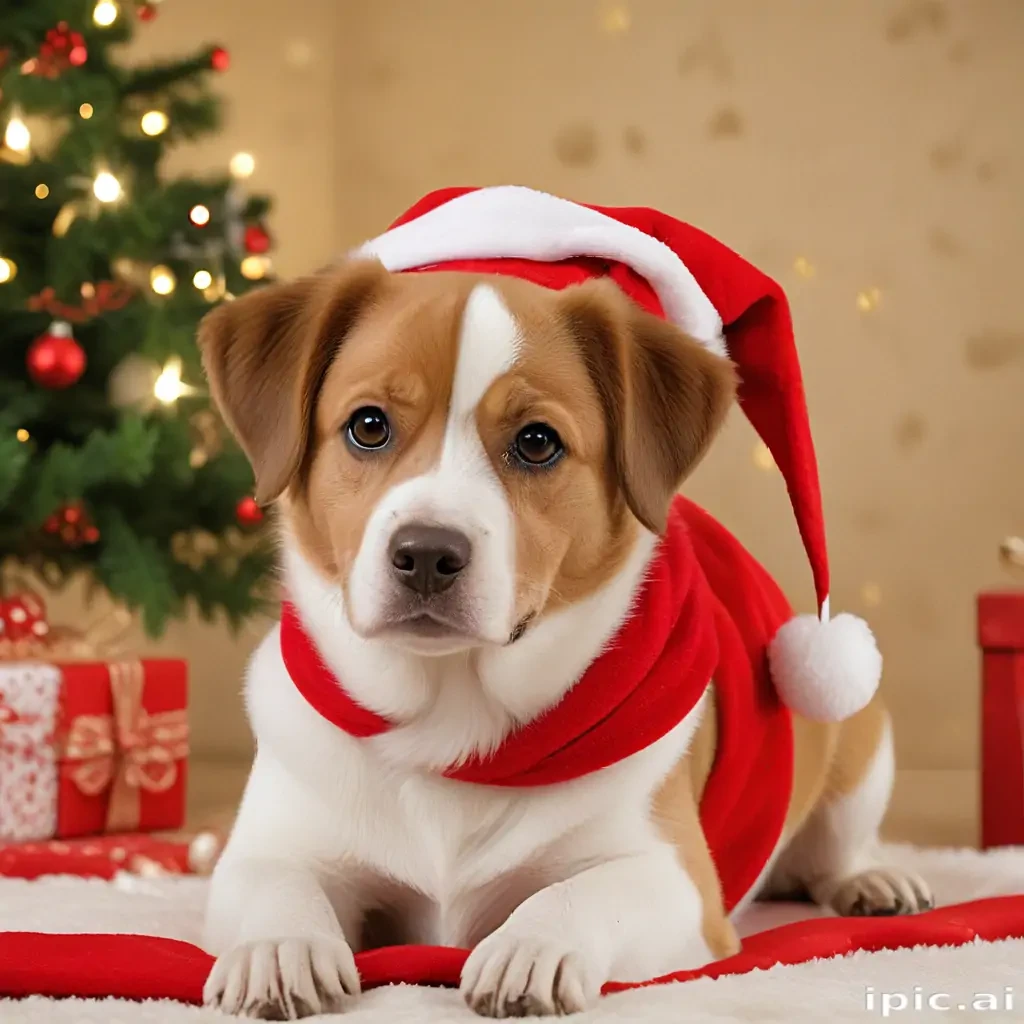 christmas dog backgrounds