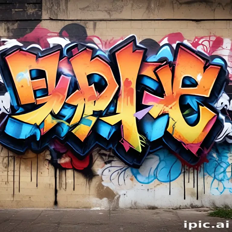 graffiti art background