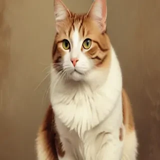 vintage cat illustration