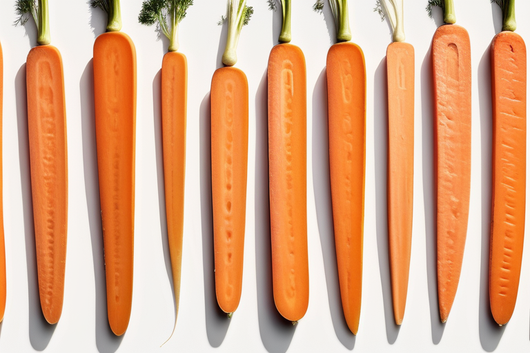 shapes of many carrot slices nyt