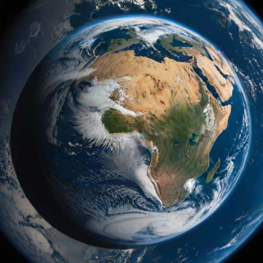 earth from space